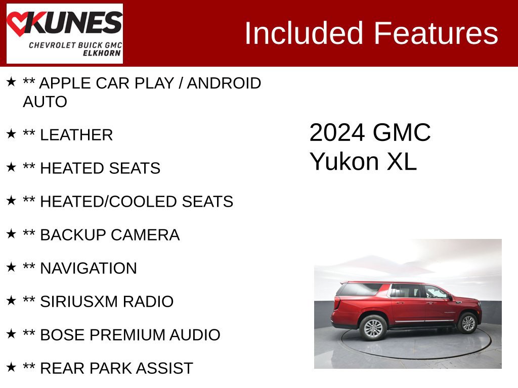 Used 2024 GMC Yukon XL SLT SUV