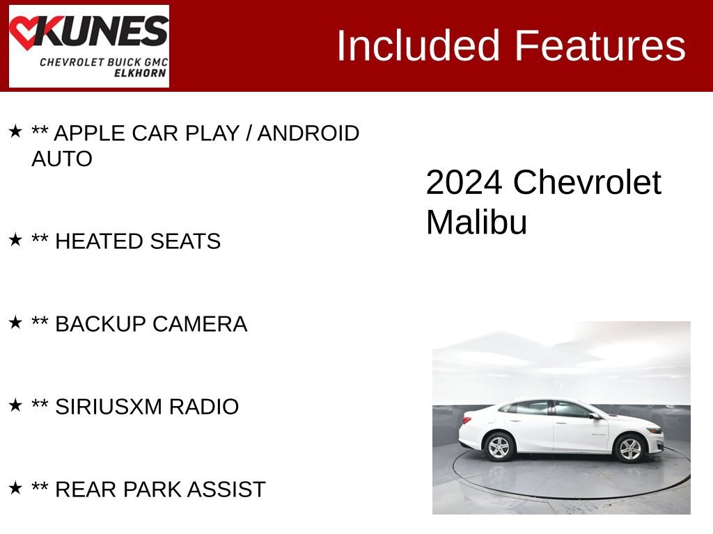 Used 2024 Chevrolet Malibu 1LT Car
