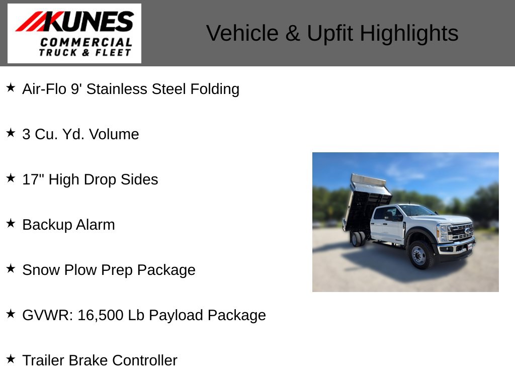 New 2026 Ford F-450 Chassis Dump Truck DRW Truck Crew Cab