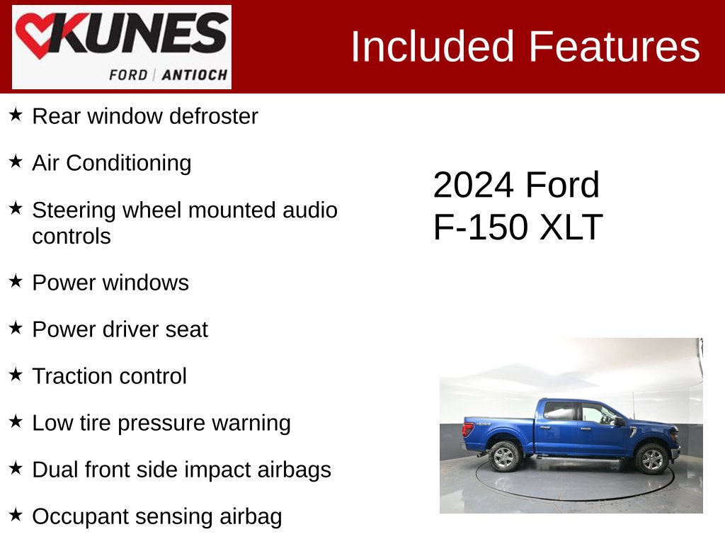 Certified 2024 Ford F-150 XLT Truck