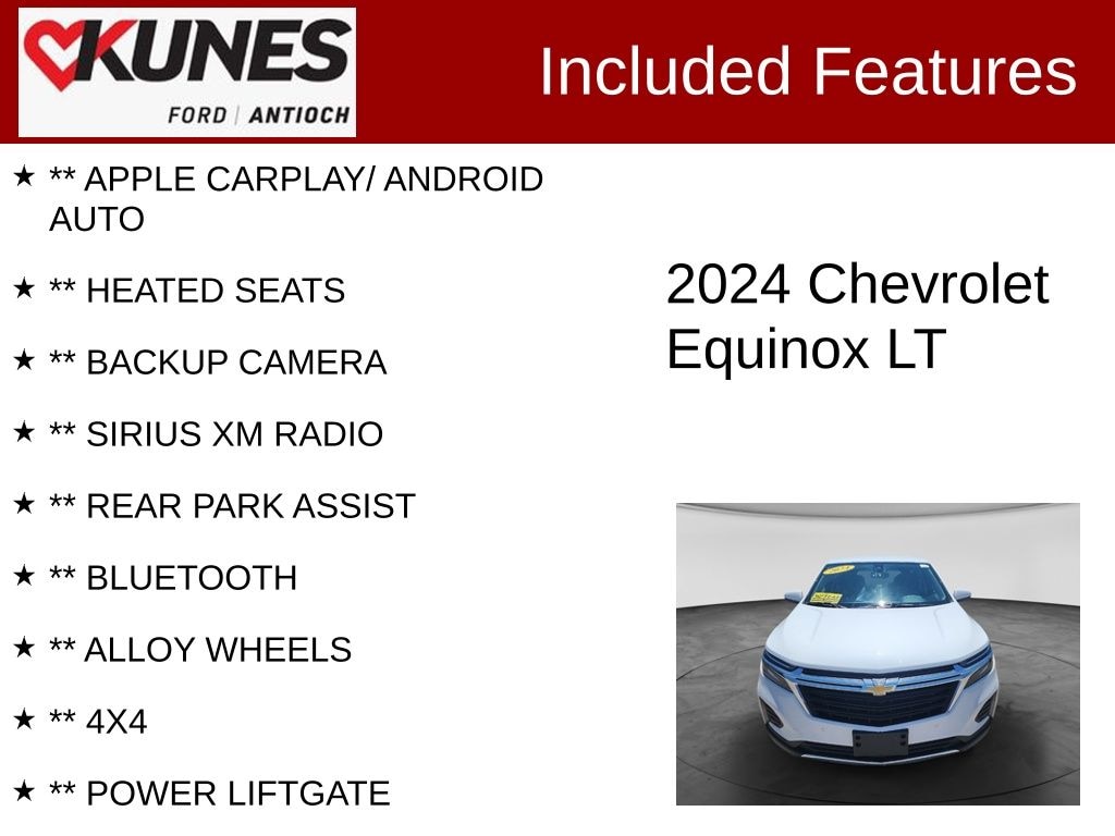 Certified 2024 Chevrolet Equinox LT w/1LT SUV