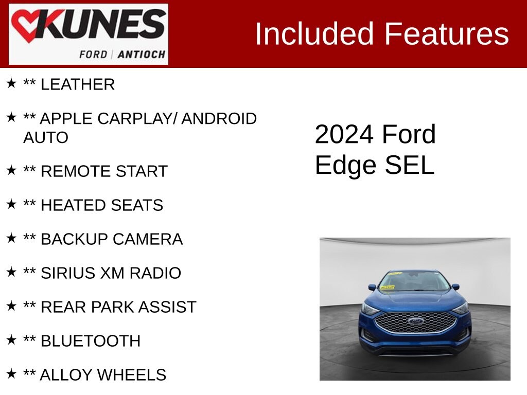 Certified 2024 Ford Edge SUV