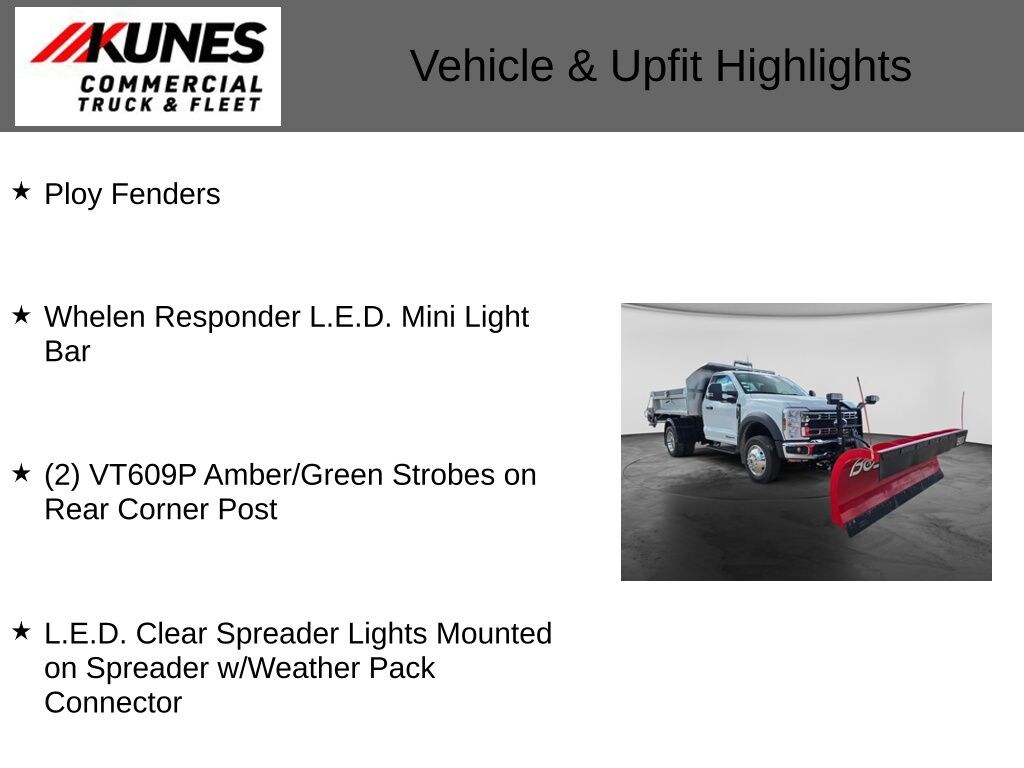 New 2026 Ford F-550 Chassis XL Snow Fighter Truck Regular Cab