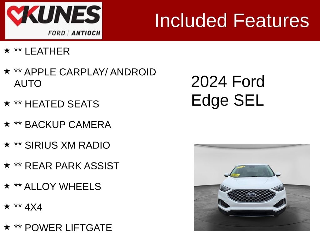 Certified 2024 Ford Edge SUV