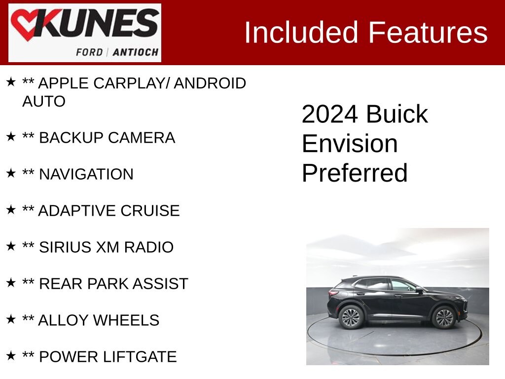 Certified 2024 Buick Envision Preferred SUV