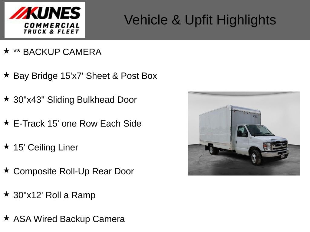 New 2026 Ford E-350 Cutaway Base Box Van Truck