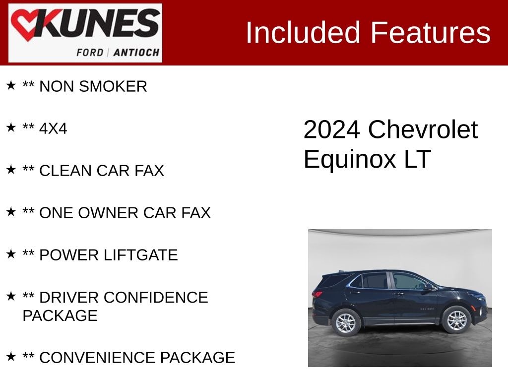 Certified 2024 Chevrolet Equinox LT w/1LT SUV