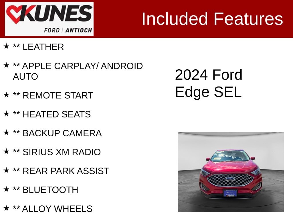 Certified 2024 Ford Edge SUV