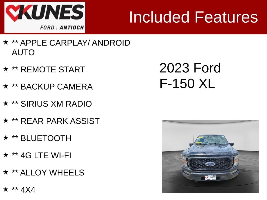 Certified 2023 Ford F-150 Truck SuperCrew Cab