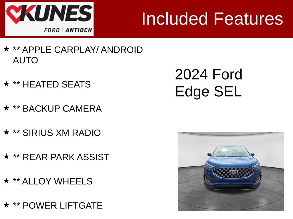 Certified 2024 Ford Edge SUV