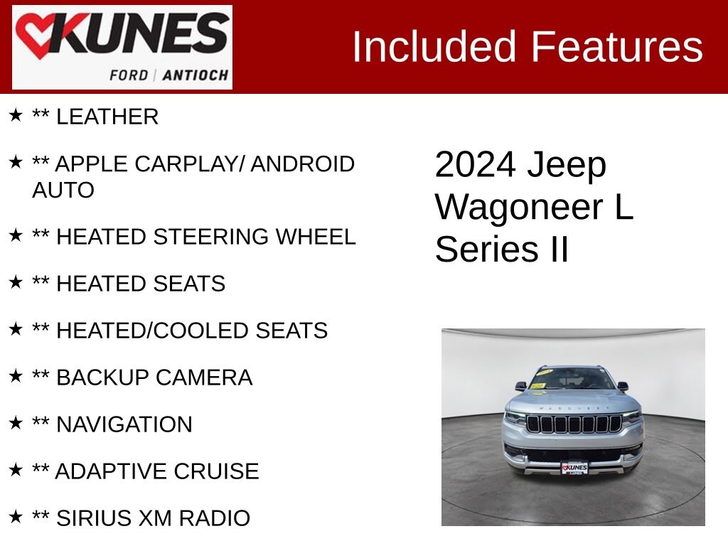 Certified 2024 Jeep Wagoneer L Series II SUV