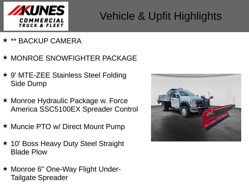 New 2026 Ford F-550 Chassis XL Snow Fighter Truck Regular Cab