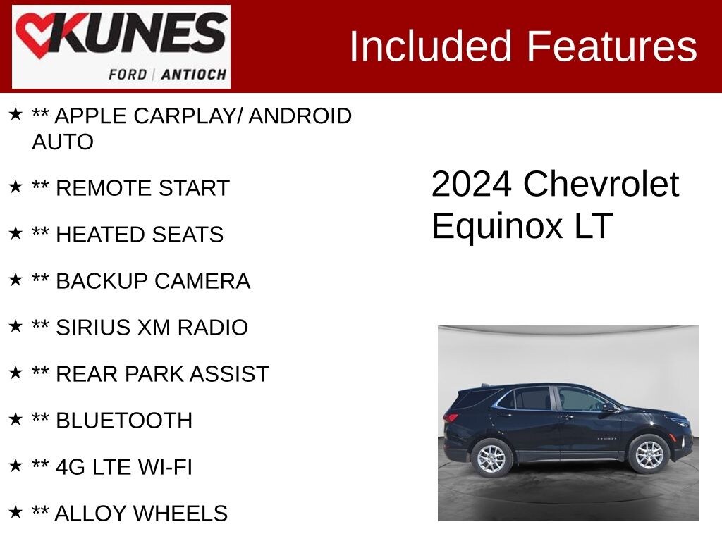 Certified 2024 Chevrolet Equinox LT w/1LT SUV