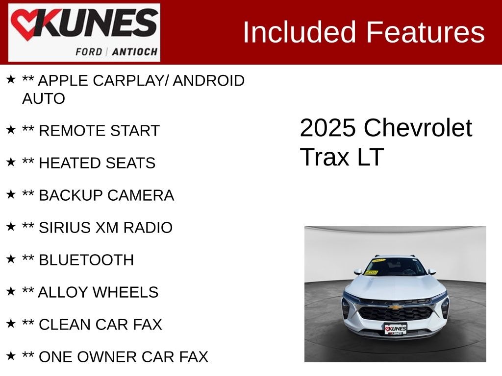 Certified 2025 Chevrolet Trax LT SUV