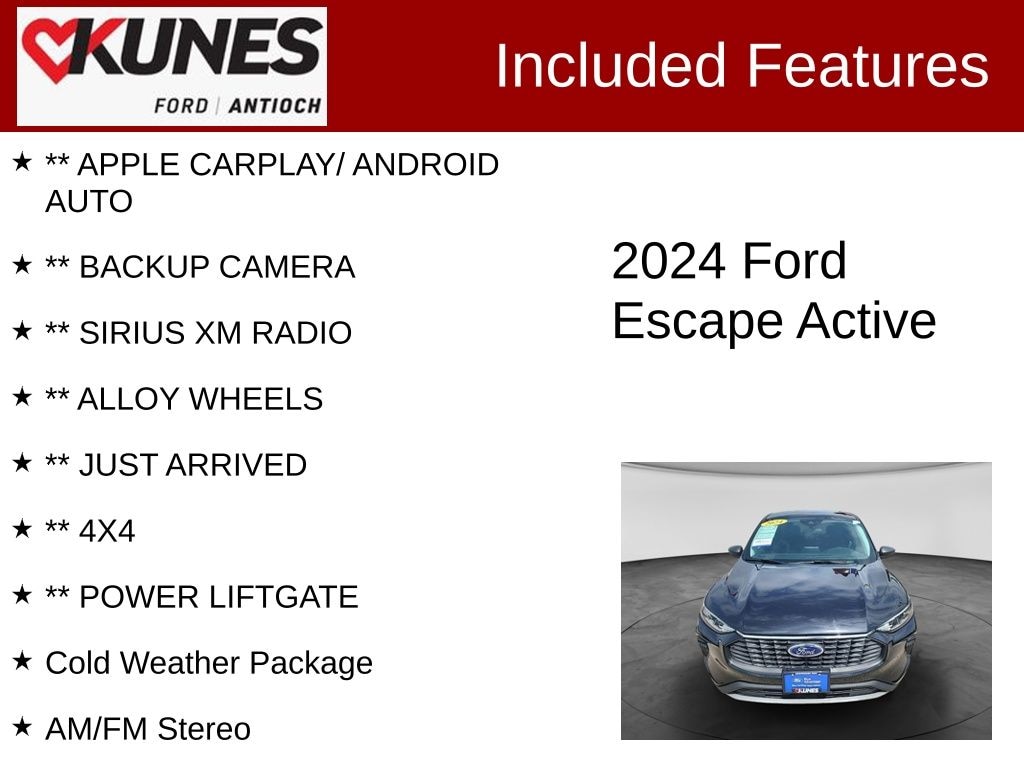 Used 2024 Ford Escape Active SUV