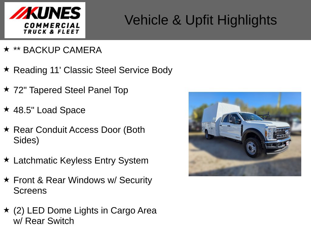 New 2027 Ford F-550 Chassis Enclosed Service Utility Body DRW Truck Crew Cab
