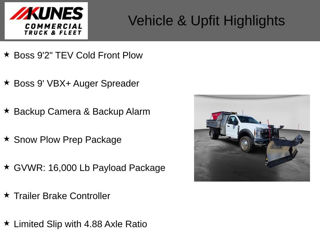 New 2026 Ford F-450 Chassis XL Electric Snow Fighter Truck Regular Cab
