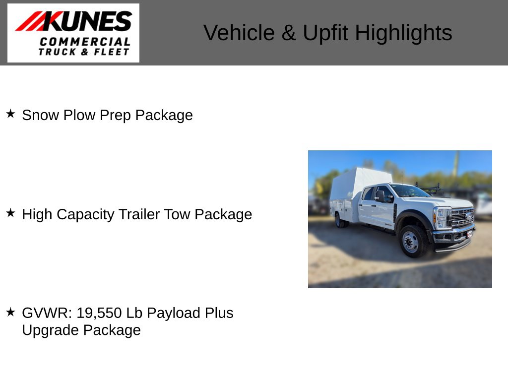 New 2027 Ford F-550 Chassis Enclosed Service Utility Body DRW Truck Crew Cab