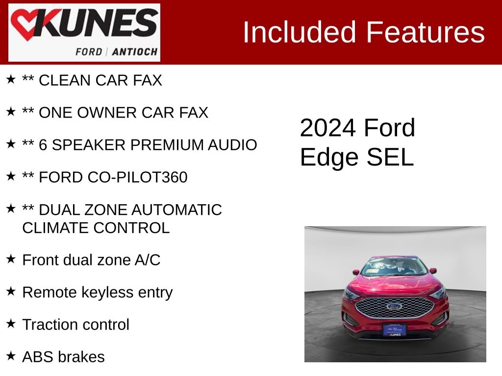 Certified 2024 Ford Edge SUV