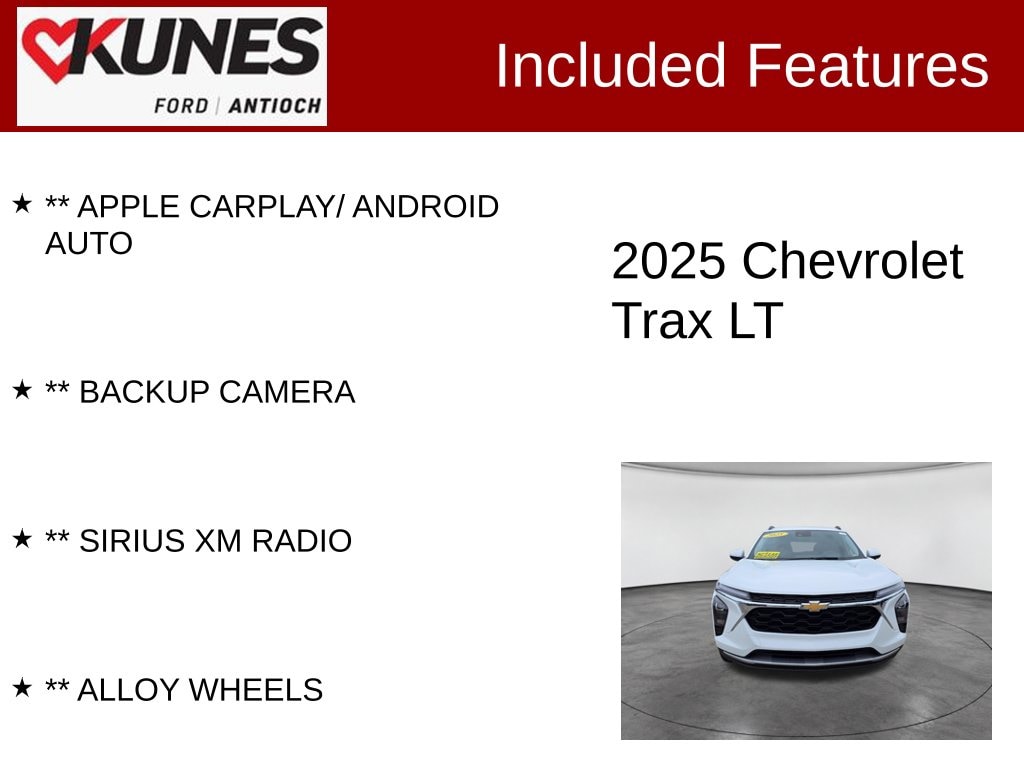 Certified 2025 Chevrolet Trax LT SUV