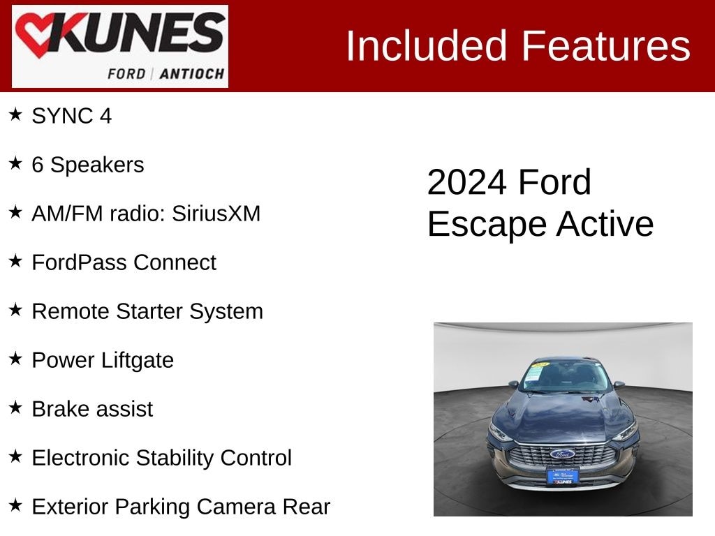 Used 2024 Ford Escape Active SUV