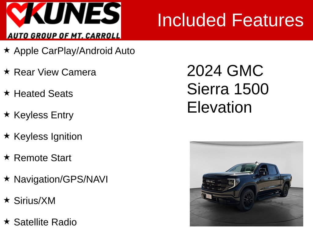 Certified 2024 GMC Sierra 1500 Elevation Truck