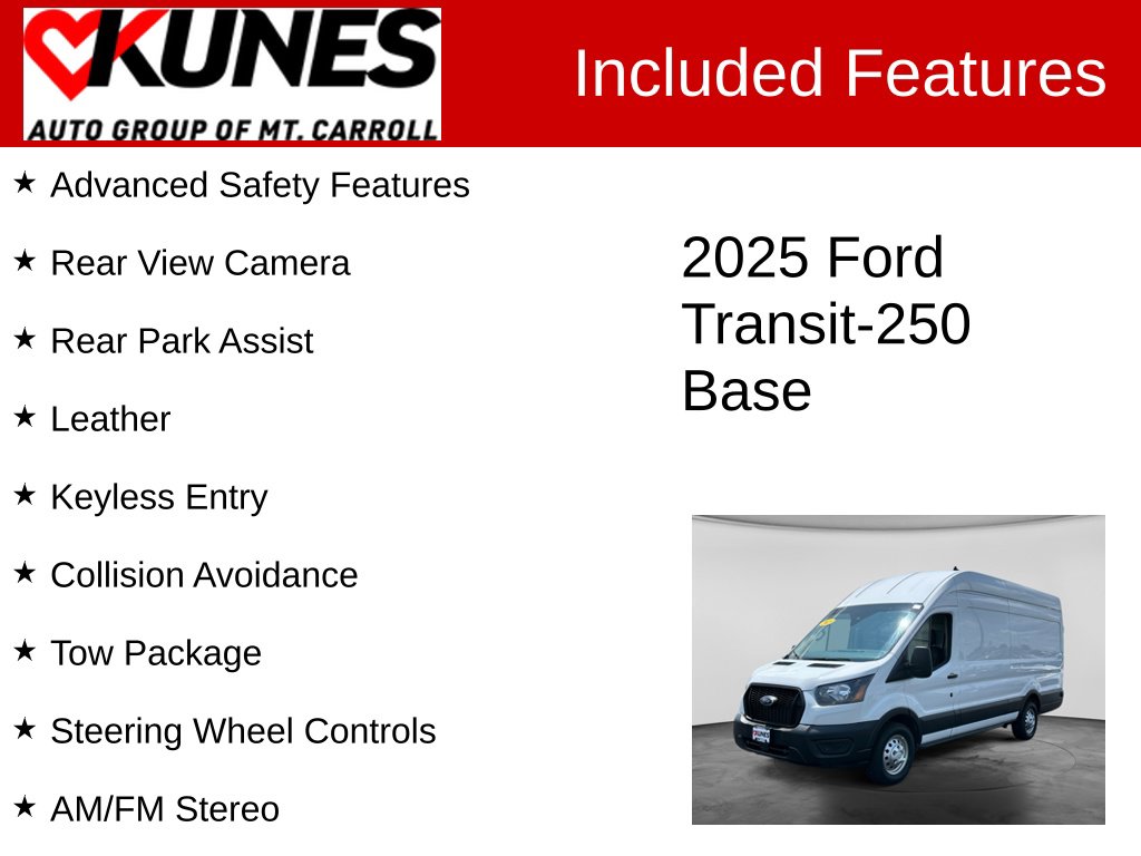 Certified 2025 Ford Transit-250 Base Cargo Van