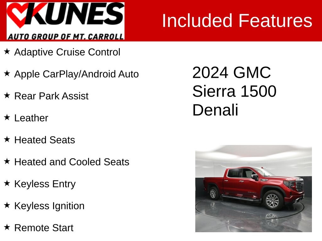 Certified 2024 GMC Sierra 1500 Denali Truck