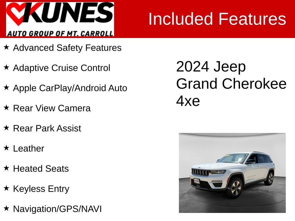 Certified 2024 Jeep Grand Cherokee 4xe SUV