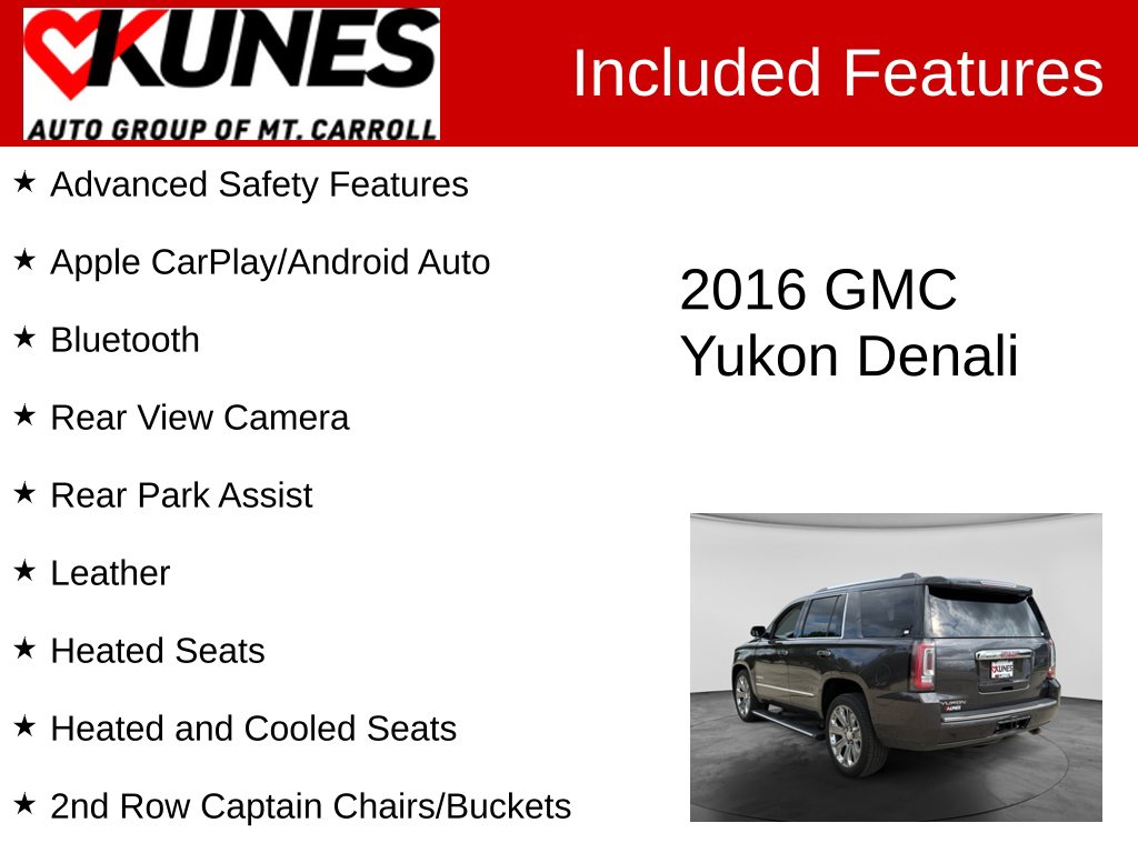 Used 2016 GMC Yukon Denali SUV