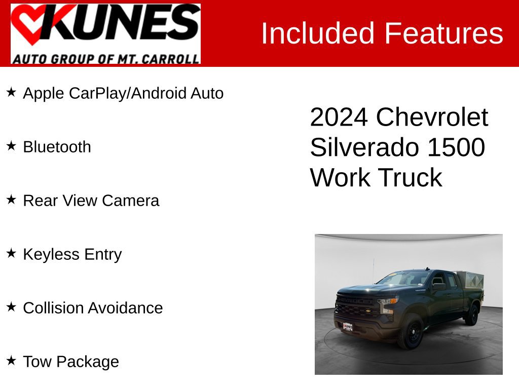 Used 2024 Chevrolet Silverado 1500 WT Truck
