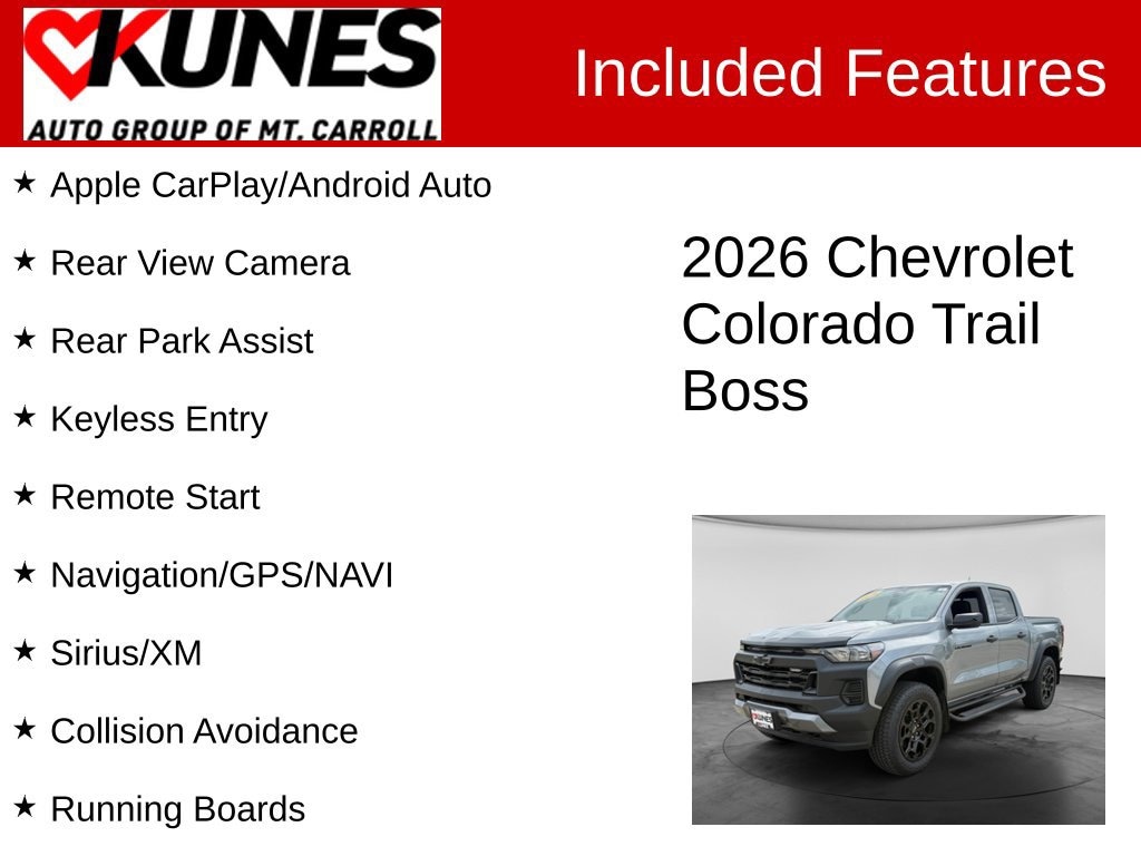 Used 2026 Chevrolet Colorado Trail Boss Truck
