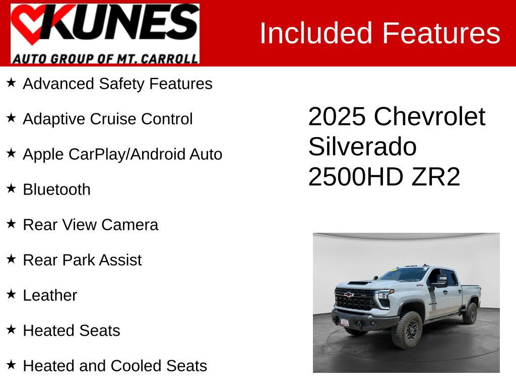 Used 2025 Chevrolet Silverado 2500 HD ZR2 Truck