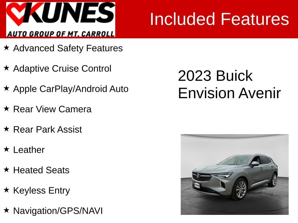 Used 2023 Buick Envision Avenir SUV