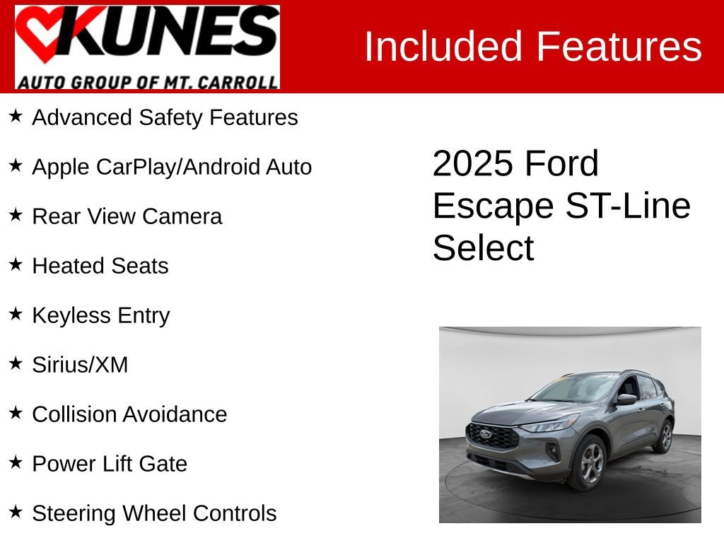 Used 2025 Ford Escape ST-Line Select