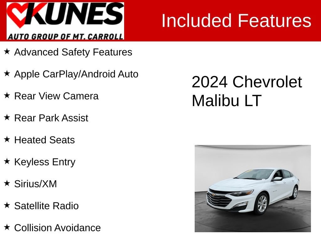 Used 2024 Chevrolet Malibu 1LT Car
