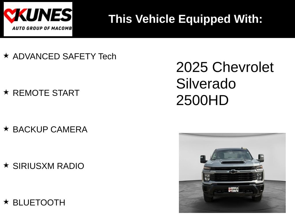 Used 2025 Chevrolet Silverado 2500HD Custom Truck