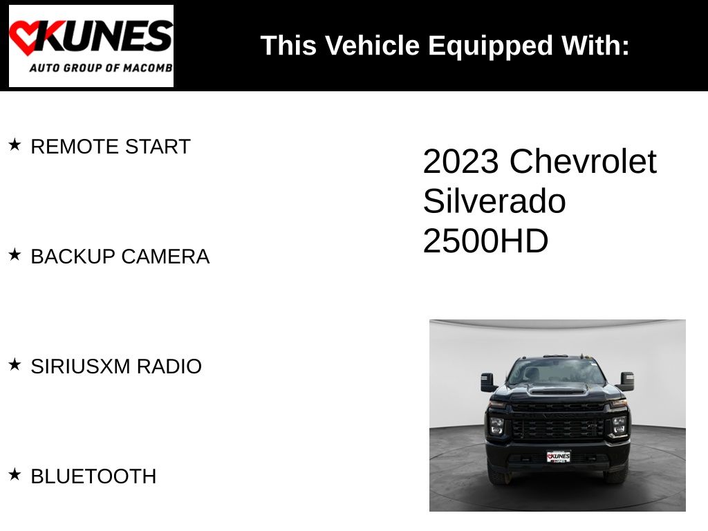 Used 2023 Chevrolet Silverado 2500HD Custom Truck