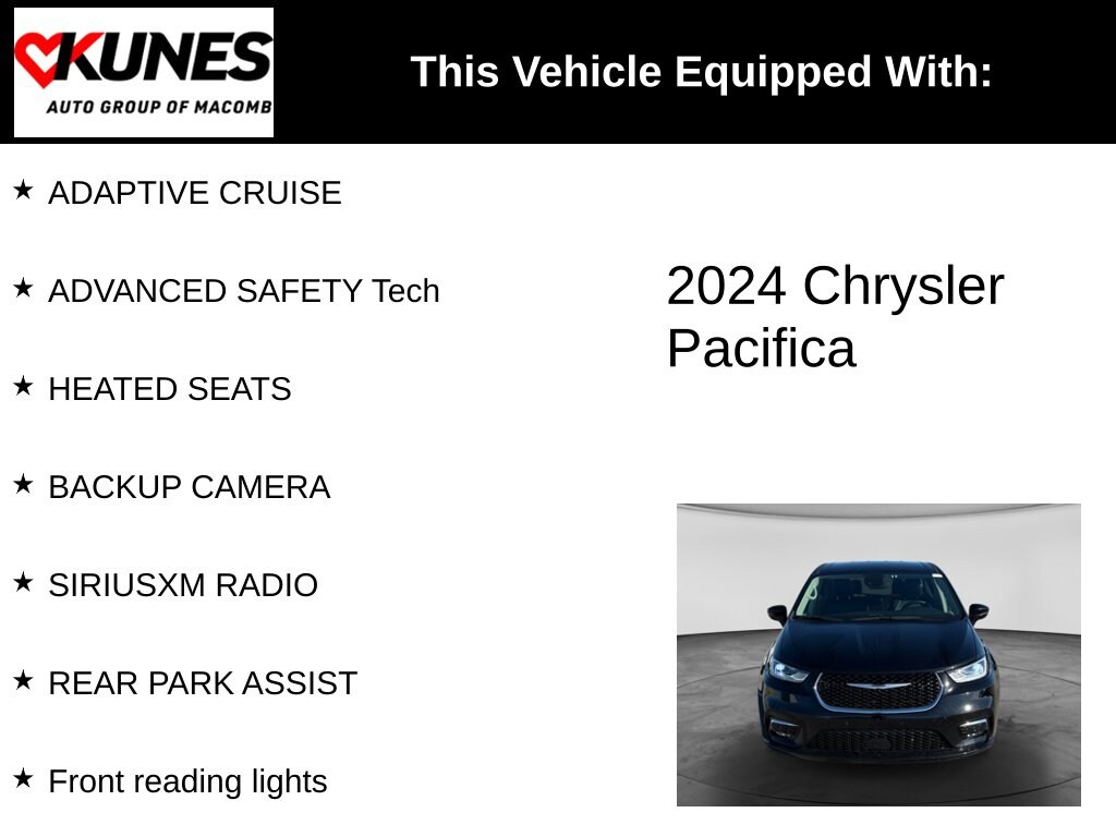Used 2024 Chrysler Pacifica Touring L Van Passenger Van