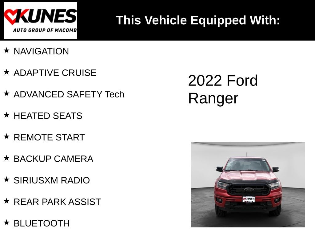 Used 2022 Ford Ranger Truck SuperCrew