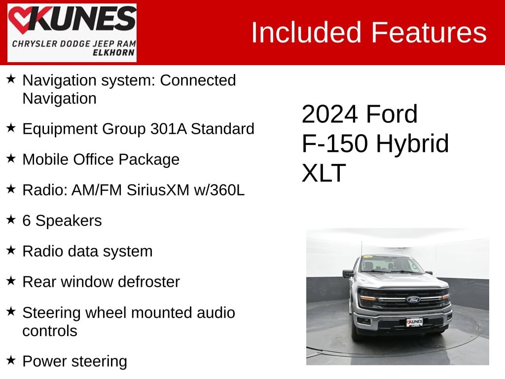 Used 2024 Ford F-150 XLT Truck SuperCrew Cab