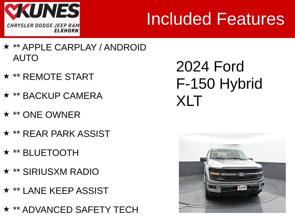 Used 2024 Ford F-150 XLT Truck SuperCrew Cab