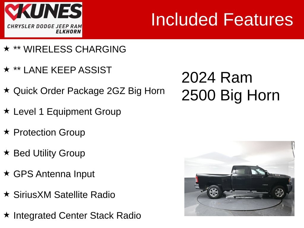 Used 2024 Ram 2500 Big Horn Truck Crew Cab