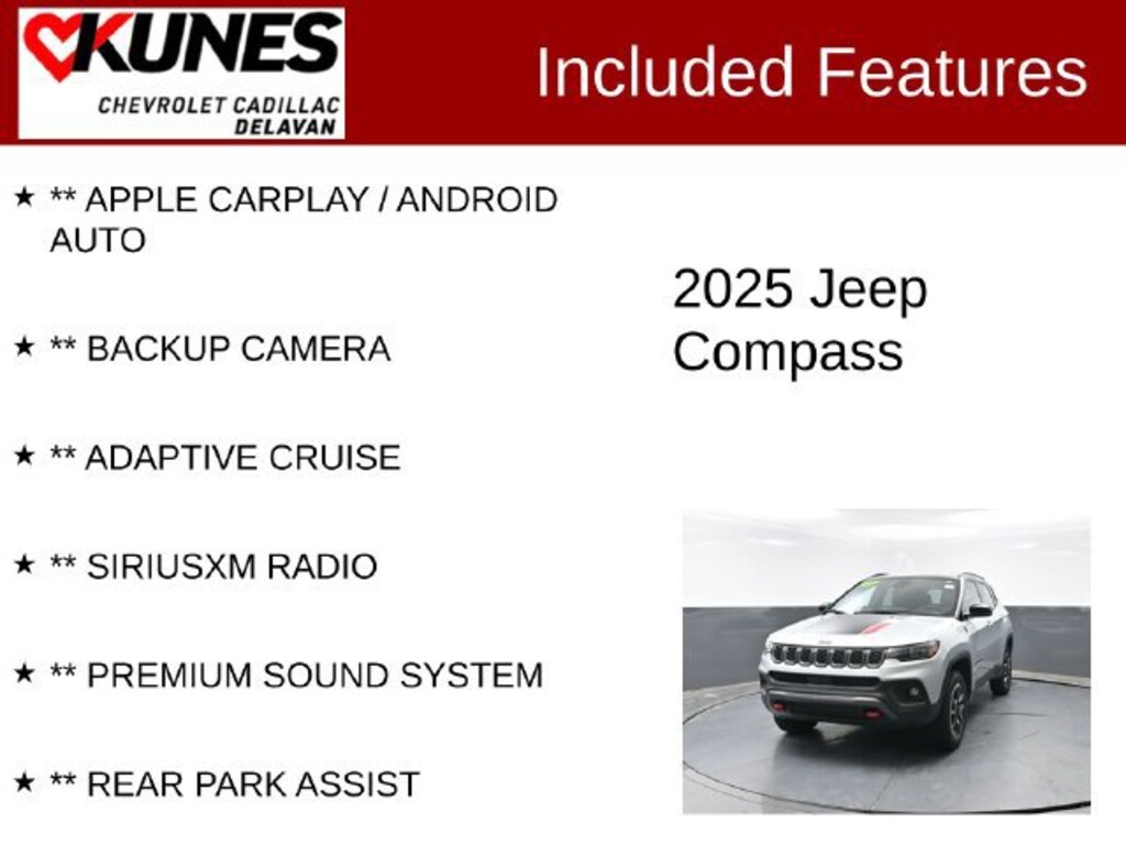 Used 2025 Jeep Compass Trailhawk