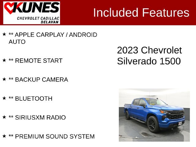 Used 2023 Chevrolet Silverado 1500 Custom Truck