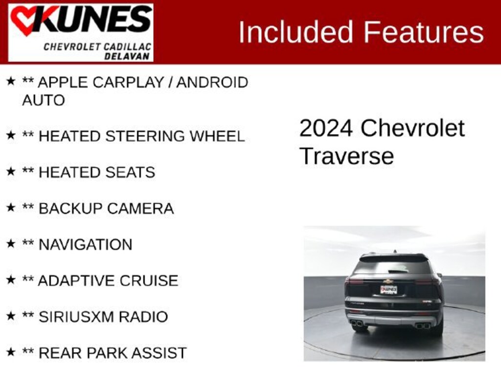 Used 2024 Chevrolet Traverse LT SUV
