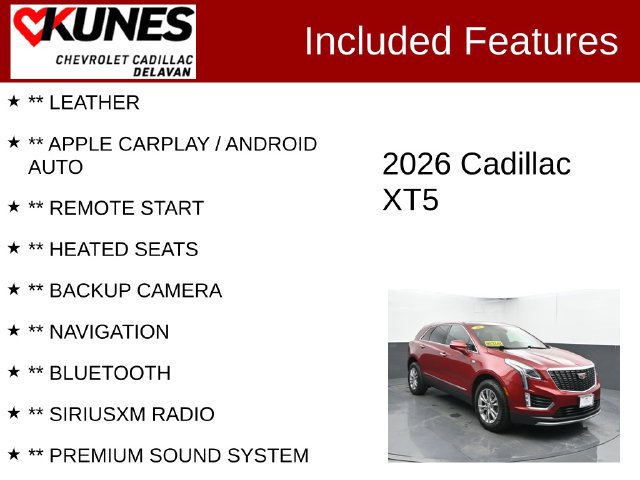 Used 2026 CADILLAC XT5 Luxury SUV