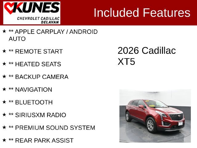 Used 2026 CADILLAC XT5 Luxury SUV