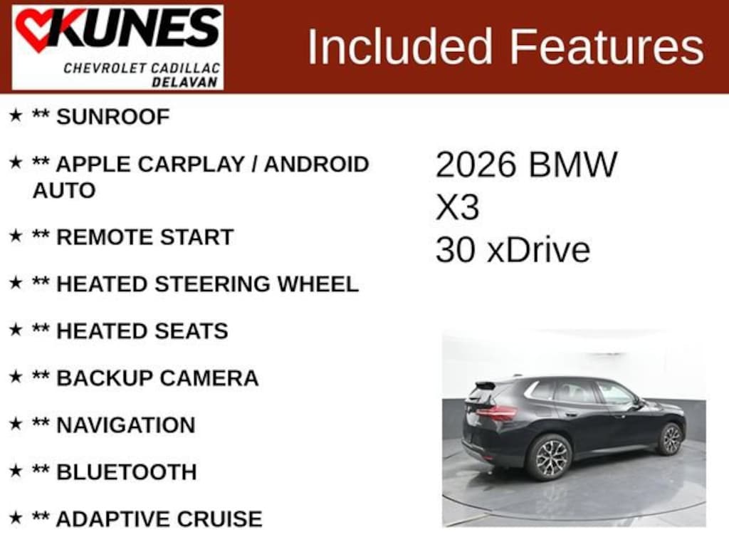 Used 2026 BMW X3 30 xDrive