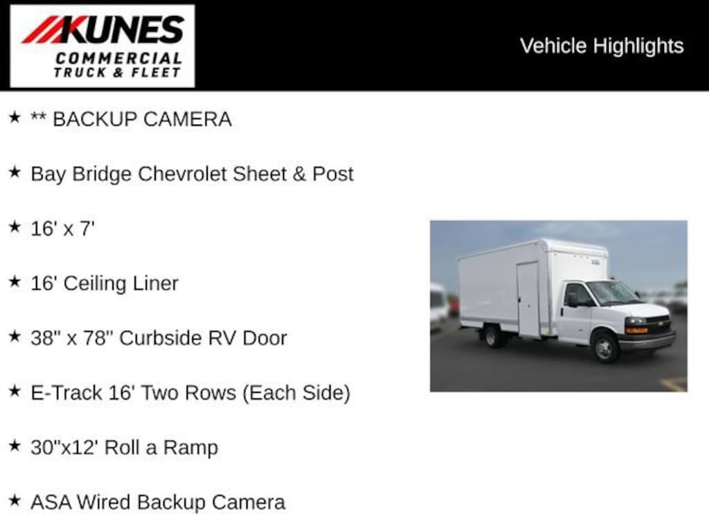 New 2026 Chevrolet Express Cutaway 3500 1WT Cutaway Van